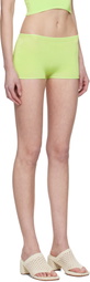 Isa Boulder Green Knitted Malley Shorts