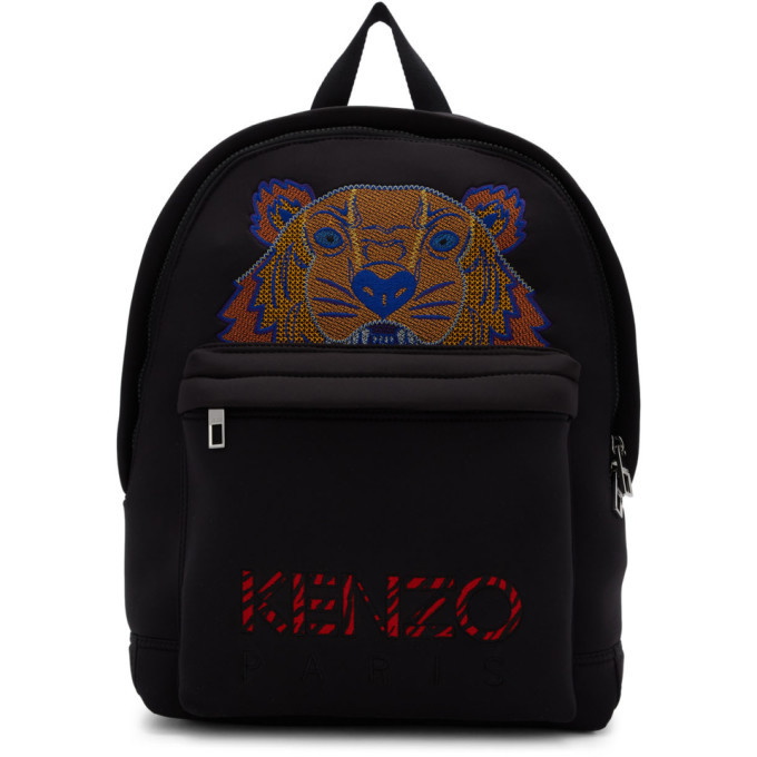 Photo: Kenzo Black Large Neoprene Tiger Backpack