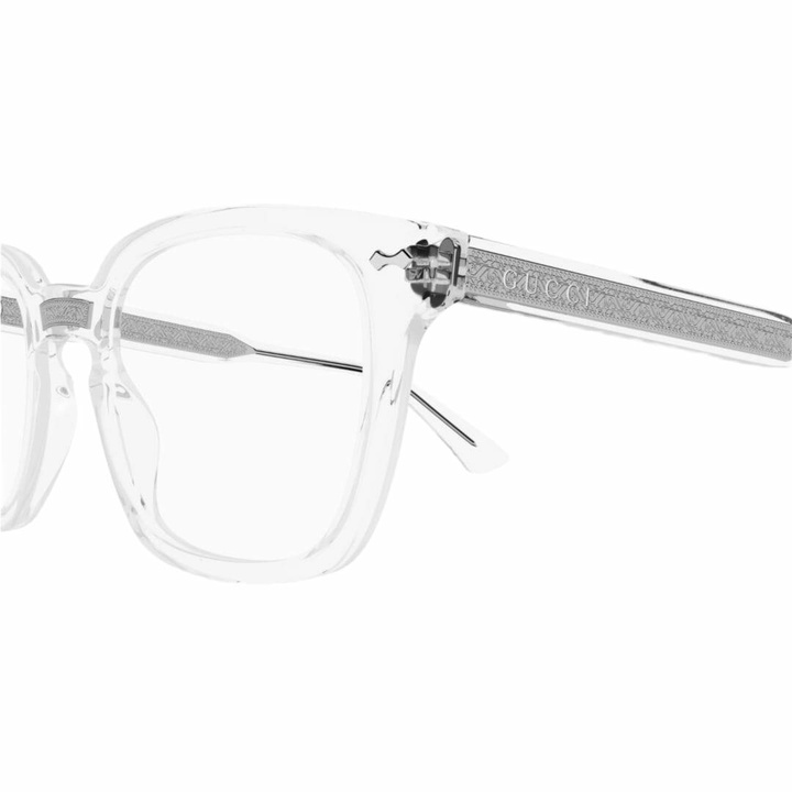 Photo: Gucci Eyewear Gg0184o012 Crystal Crystal Trans