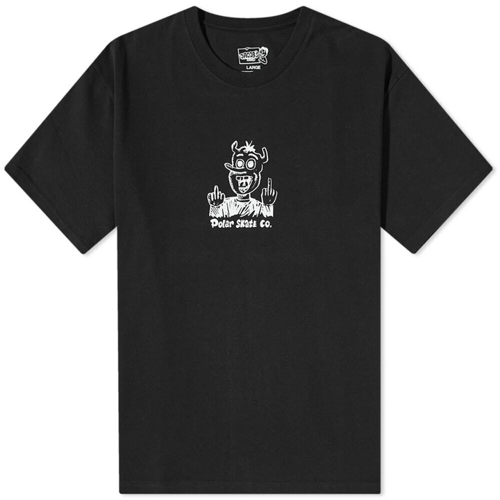 Photo: Polar Skate Co. Men's Devil Man T-Shirt in Black