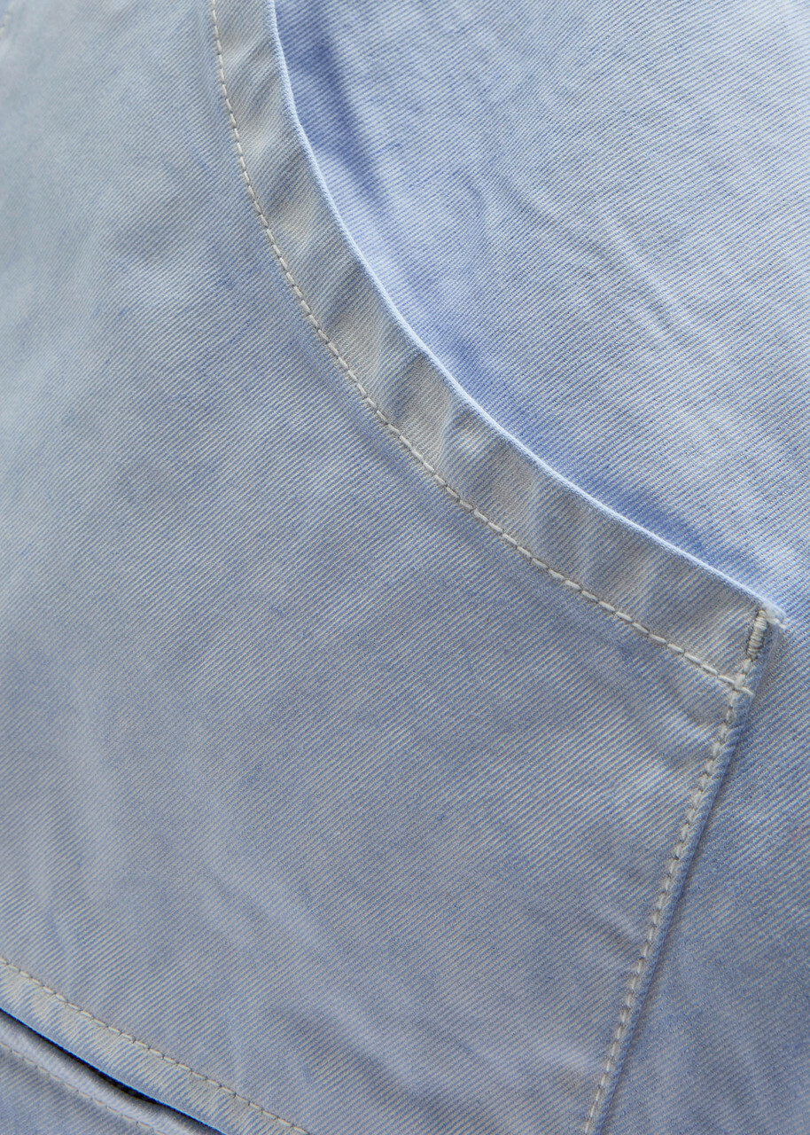 Issey Miyake Sculptural Canvas Tote bag - Light Blue - One Size