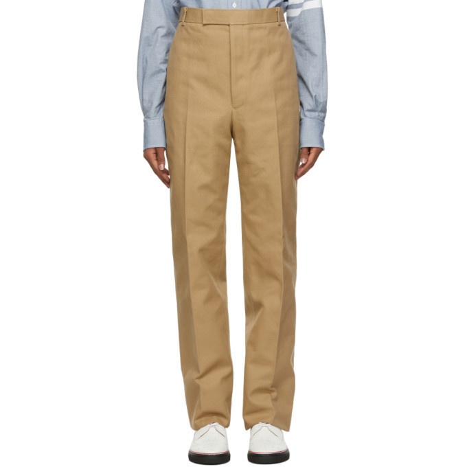 Photo: Thom Browne Beige Unconstructed Chinos