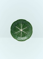 Bordallo Pinheiro Set Of Four Couve Dessert Plates