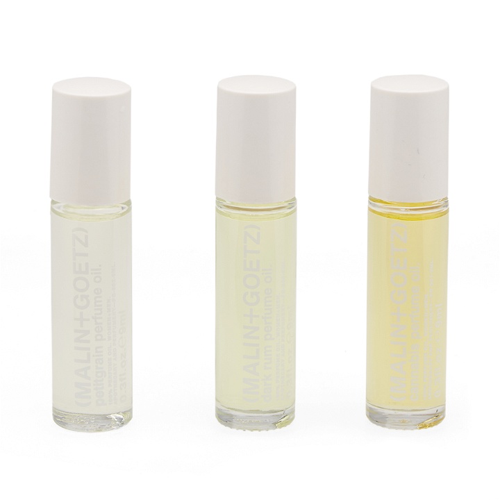Photo: Malin + Goetz Perfume Oil Set - 3 Pack