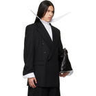 EGONlab Black Oversized Tailored Blazer