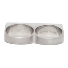 Maison Margiela Silver Two Finger Ring