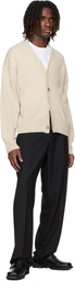 Hugo Black Modern-Fit Stretch Twill Trousers
