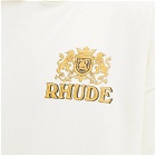 Rhude Men's Cresta Cigar Hoodie in Vintage White