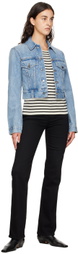 KHAITE Blue 'The Rizzo' Denim Jacket