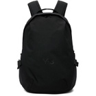 Y-3 Black Bonded-Logo Backpack