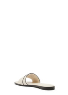 Tory Burch Romy Leather Sliders White