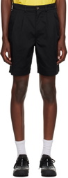 Metalwood Studio Black Pleated Shorts
