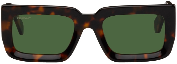 Photo: Off-White Tortoiseshell Boston Sunglasses