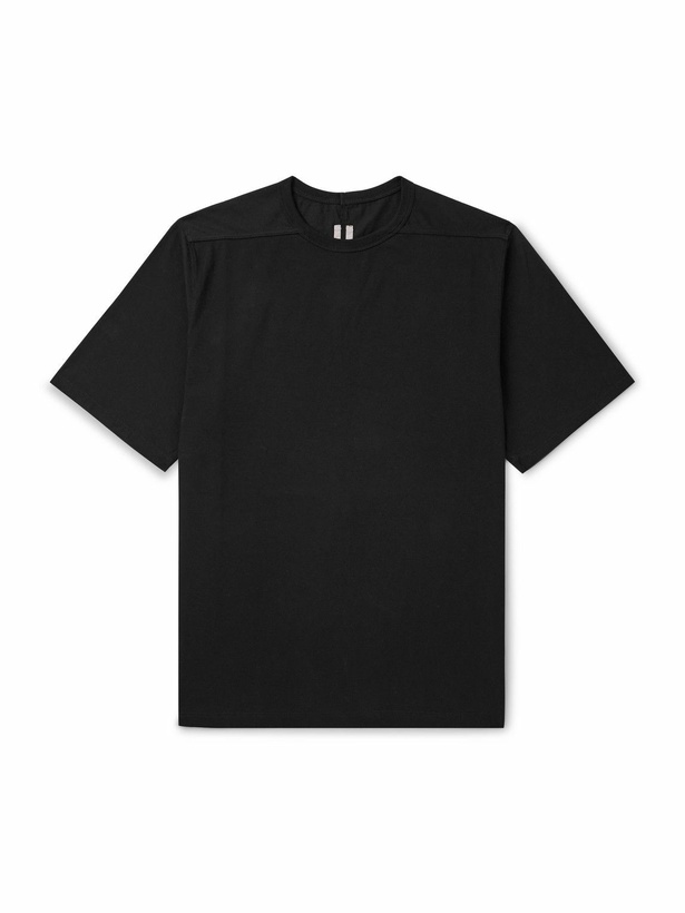 Photo: Rick Owens - Brad Cotton-Jersey T-Shirt - Black