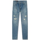 Balmain Destroyed Slim Jean