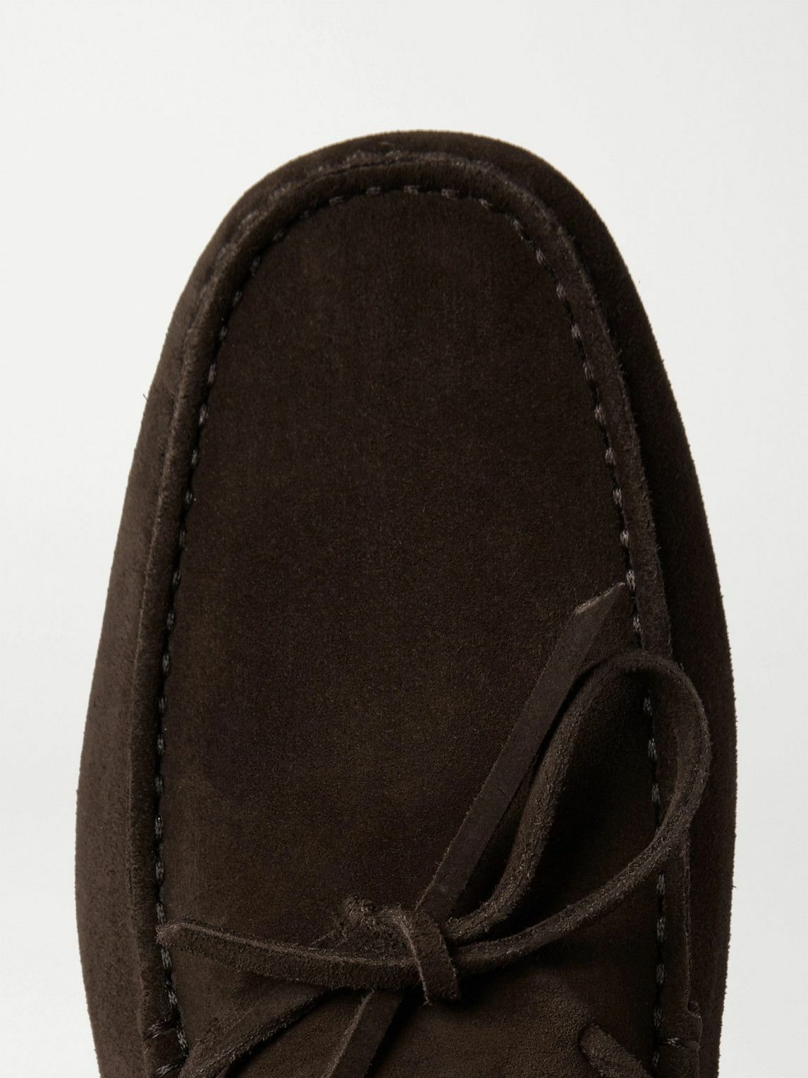 Tod's - Gommino Suede Driving Shoes - Brown