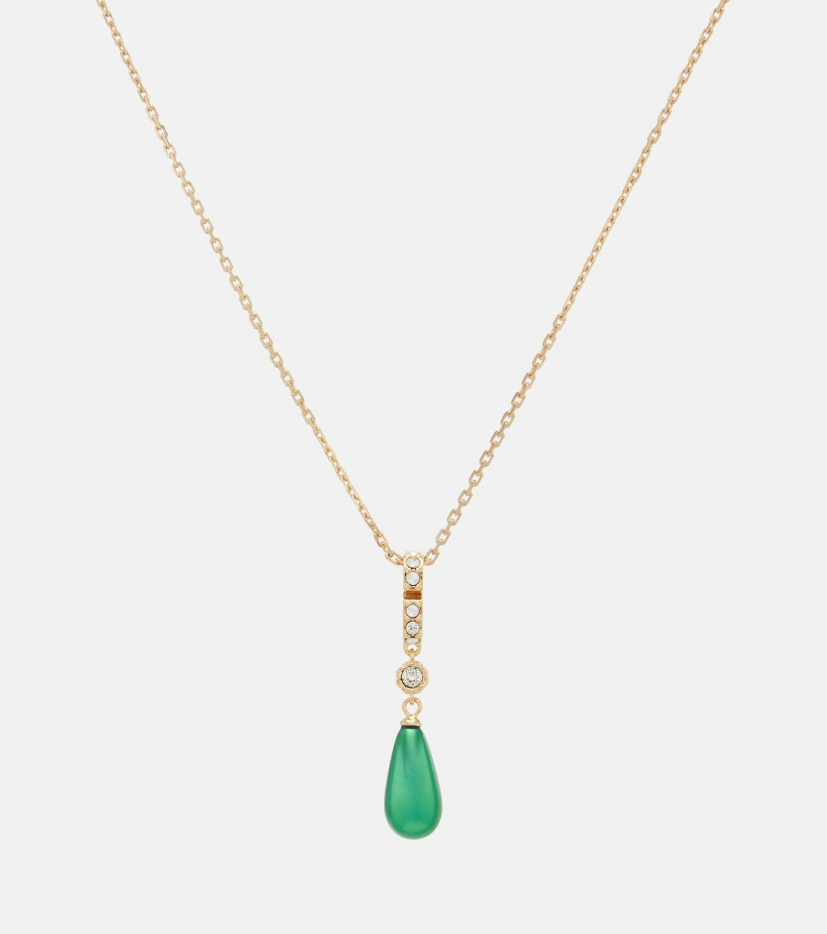 Valentino VLogo Swarovski®-embellished pendant necklace