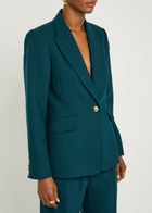 Zimmermann Rebellion Stretch-wool Blazer Teal