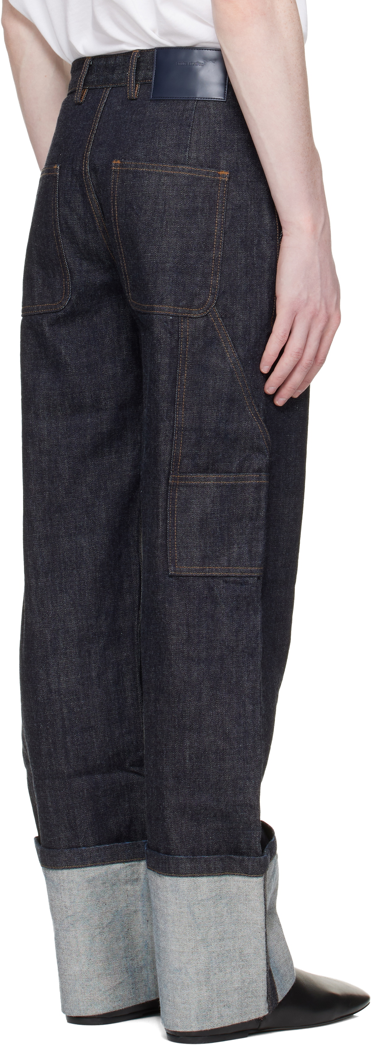 Entire Studios Indigo Cuff Jeans