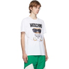 Moschino White Micro Teddy Bear T-Shirt