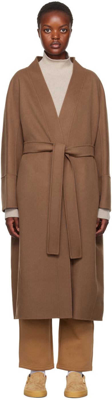 S Max Mara Brown Calla Coat S Max Mara