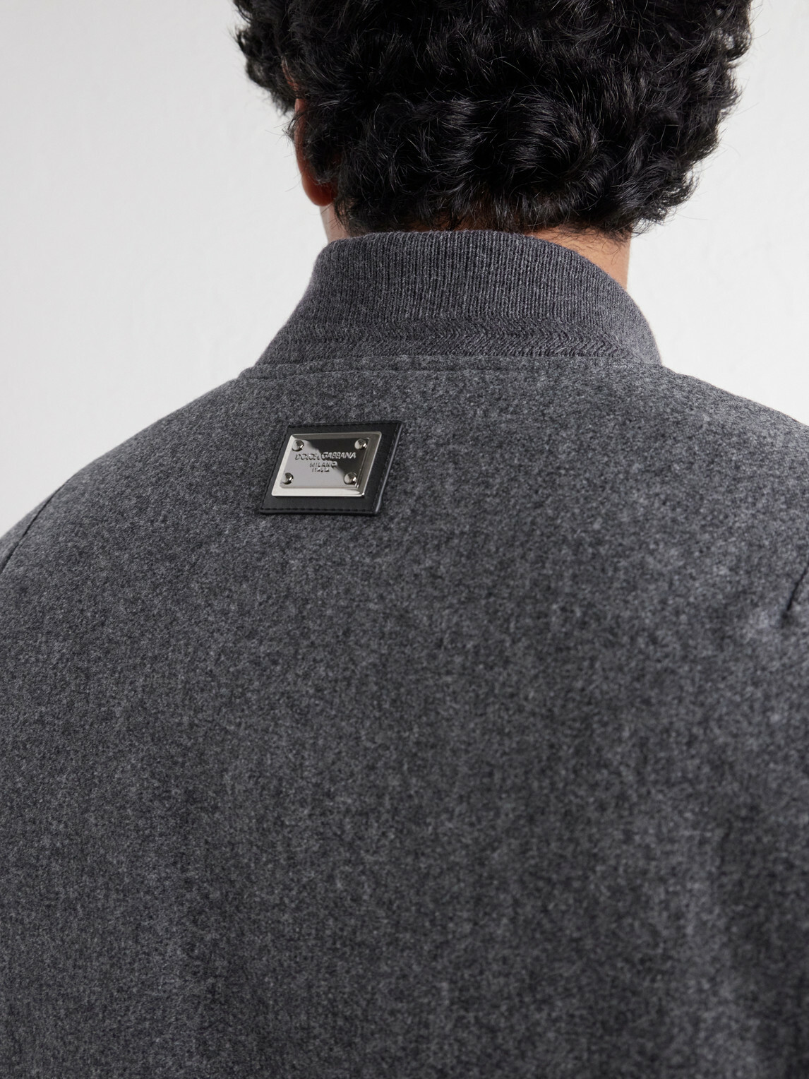 Dolce&Gabbana - Wool-Flannel Bomber Jacket - Gray