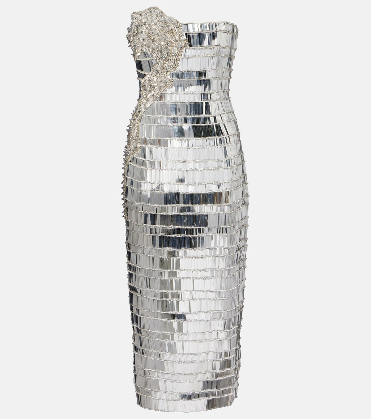 Rachel Gilbert Ariel embellished bustier gown