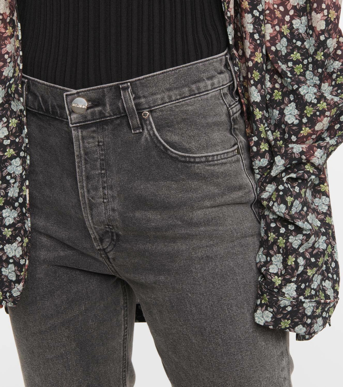 Goldsign The Morgan high-rise straight jeans