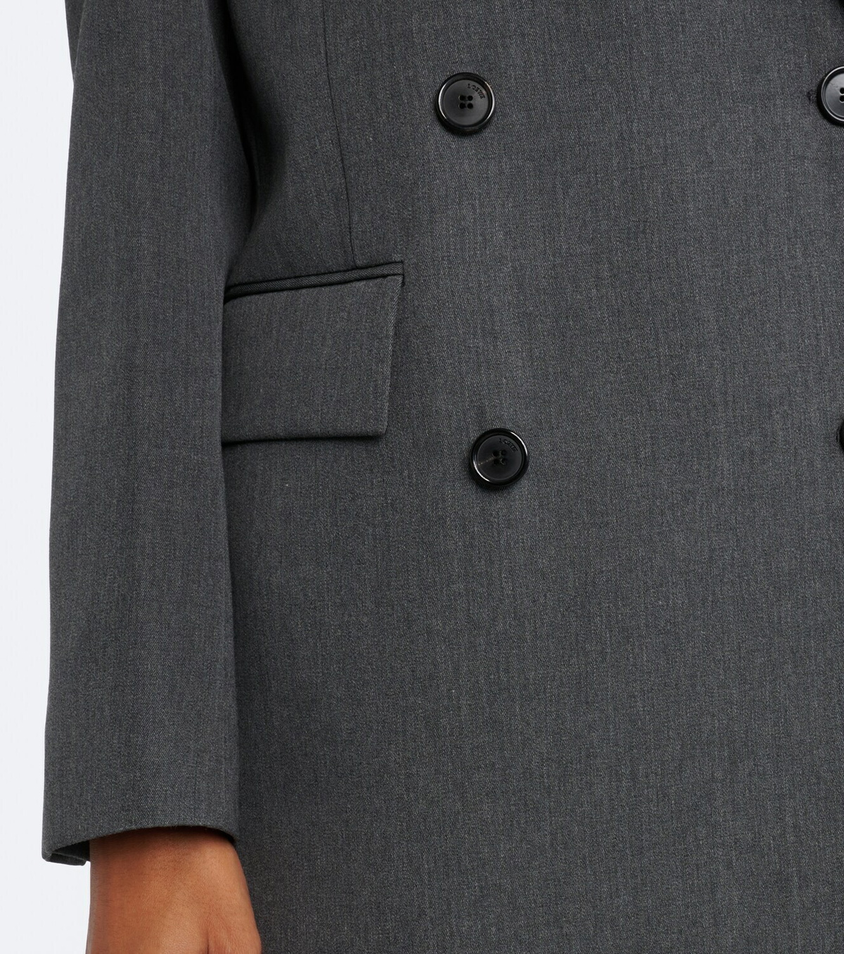 Loewe Paneled double-breasted wool blazer