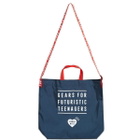 Human Made Men's Shoulder Tote Bag in Navy 
