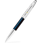 Montblanc - Meisterstück Resin and Platinum-Plated Ballpoint Pen - Blue