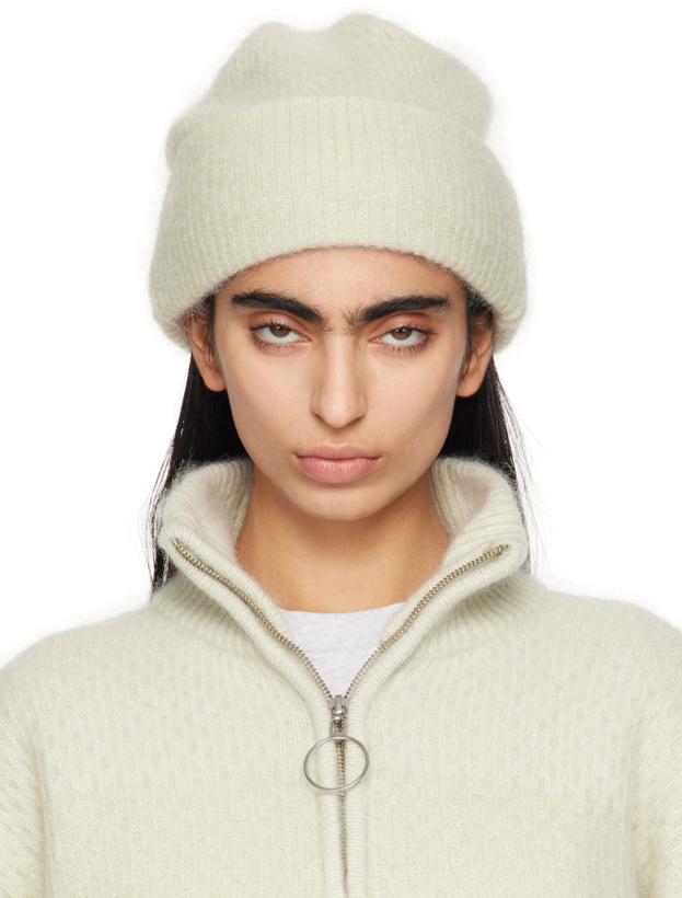 Photo: Holzweiler Green Tine Faded Knit Beanie