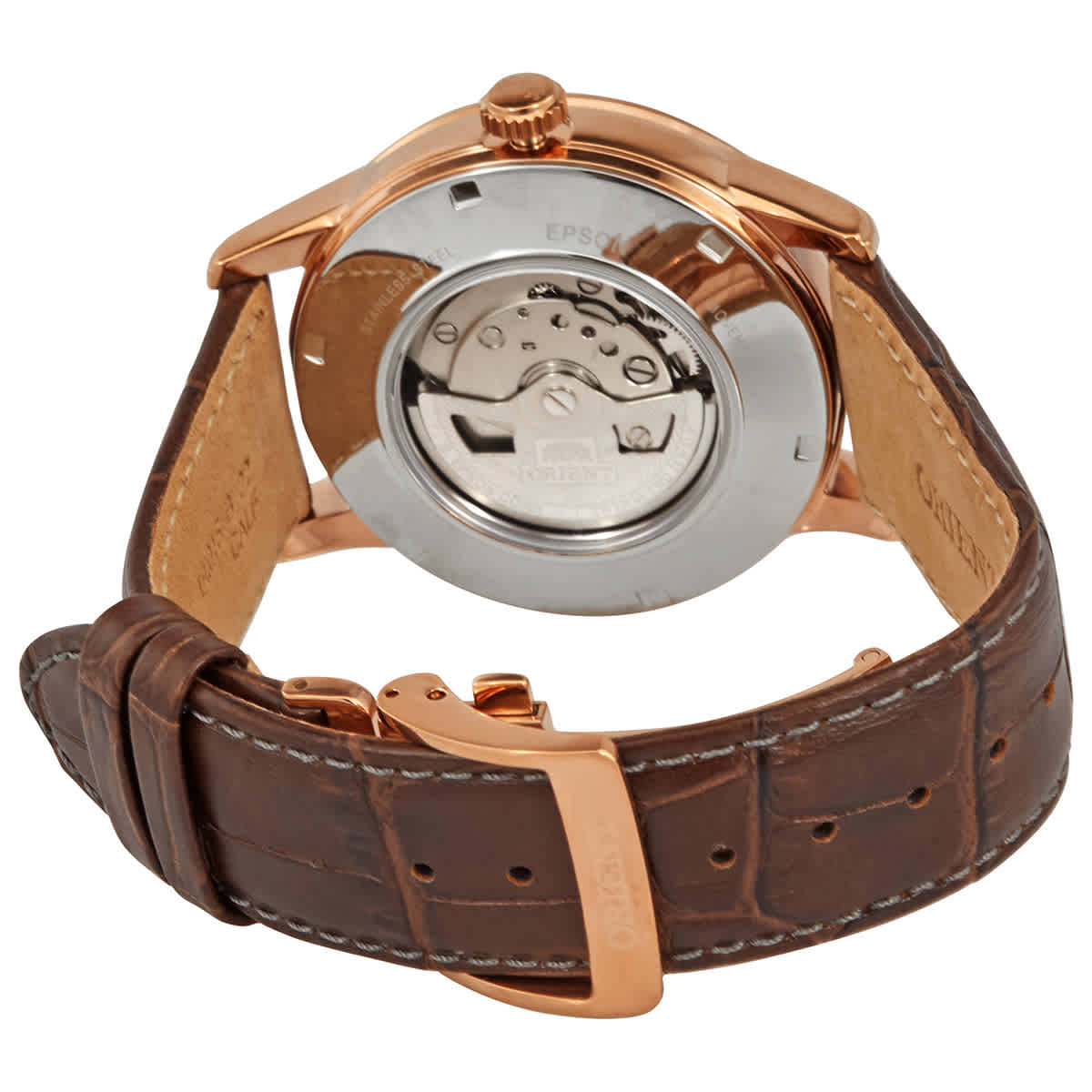 Orient Sun and Moon Automatic Champagne Dial Mens Watch RA-AK0007S10B