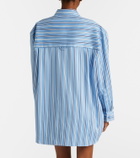 The Frankie Shop Oana striped cotton-blend shirt