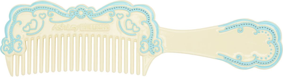 Ashley Williams Yellow & Blue Cake Comb Hair Clip
