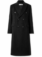 Our Legacy - Whale Double-Breasted Mohair-Blend Coat - Black