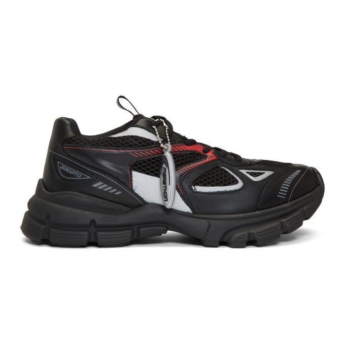 Axel Arigato Black and Red Marathon Sneakers Axel Arigato