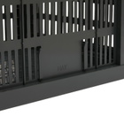 HAY Cube Recycled Colour Crate in Charcoal 