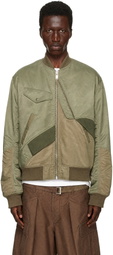 UNDERCOVER Khaki UP2F9201 Bomber Jacket