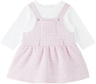 Givenchy Baby Pink Overalls Dress