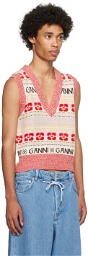 GANNI Multicolor Graphic Vest