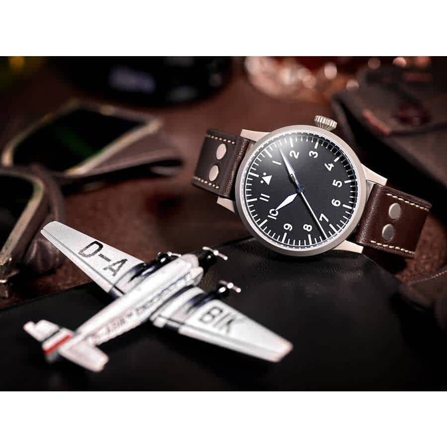 Laco Pilot Watch Original Automatic Black Dial Mens Watch 861748