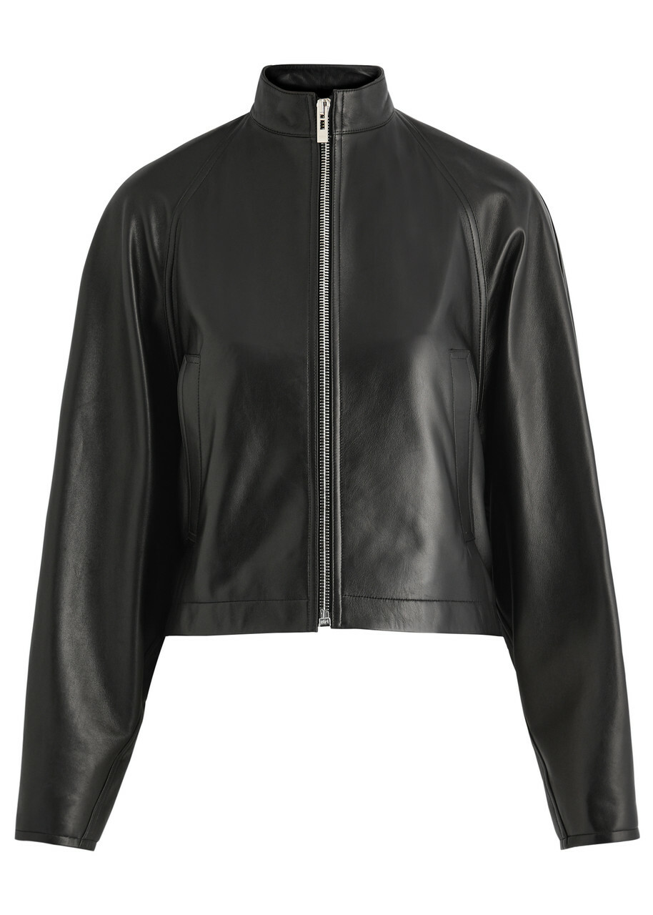 Alaïa Leather Jacket Black ALAÏA