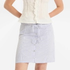 Fruity Booty Women's Check Skirt in White