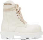 Rick Owens Drkshdw Off-White Megatooth Army Boots