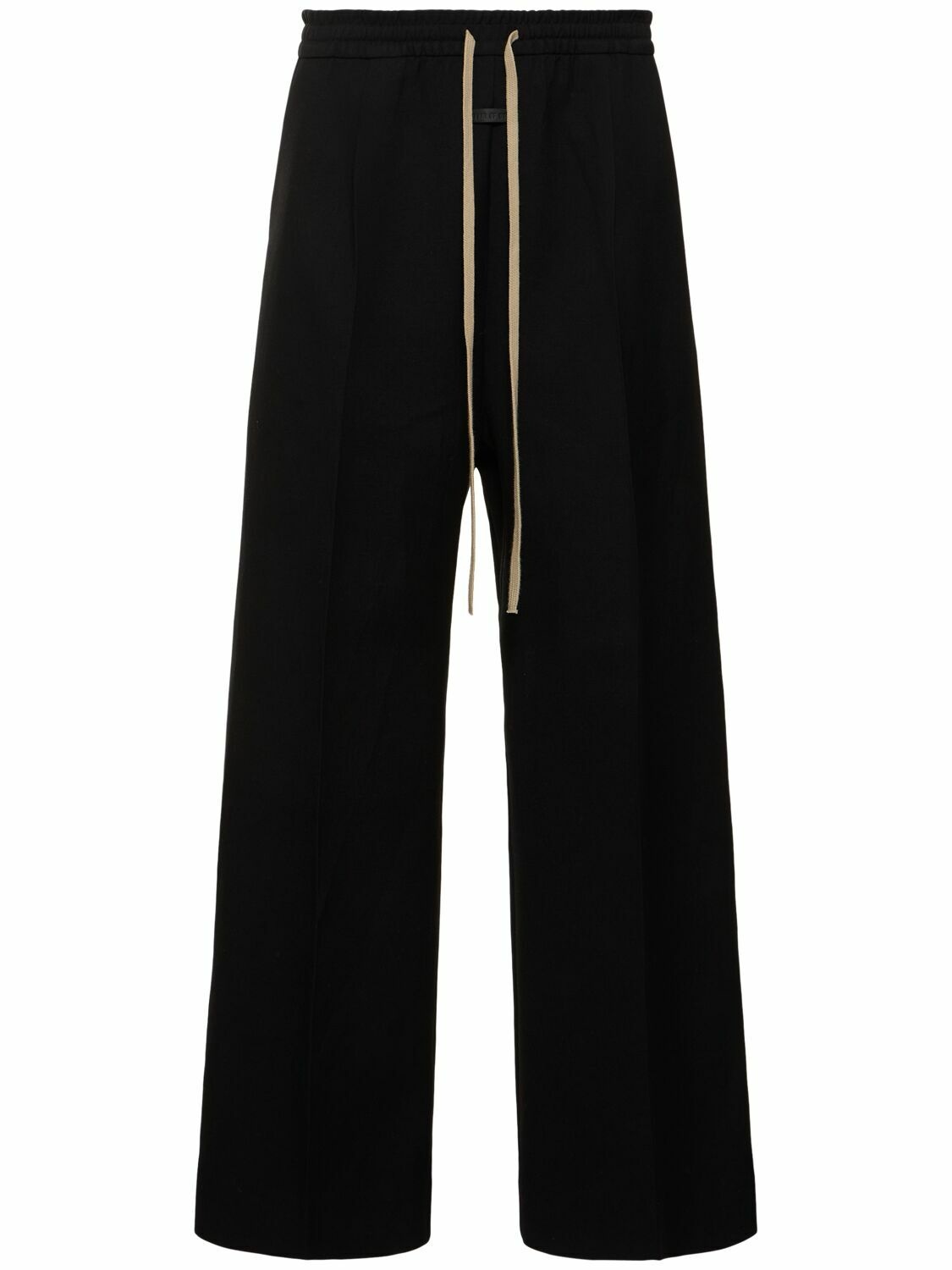 Photo: FEAR OF GOD Pleated Cotton Blend Wide Pants