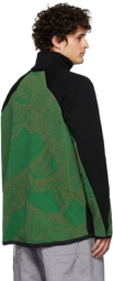BYBORRE Green Turtleneck Sweater