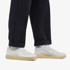 Diadora Men's Mi Basket Row Cut Sneakers in White/Dawn Blue