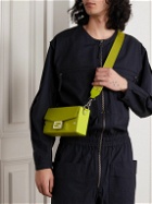 Fendi - Soft Trunk Baguette Logo-Embossed Leather Messenger Bag