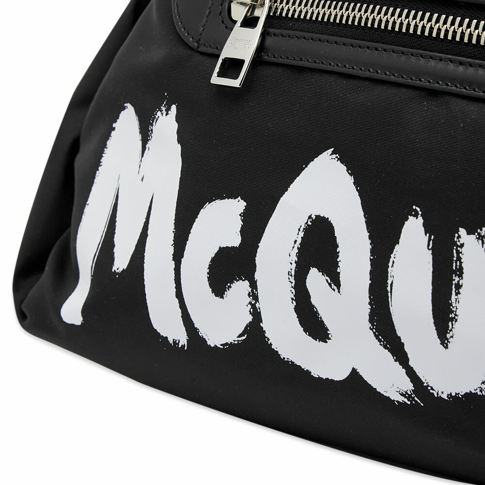 Alexander McQueen, The mini bundle graffiti nylon bag